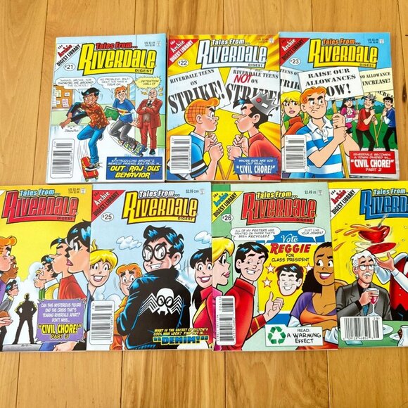 Tales From Riverdale Digest Magazine Comics 21-26 +28 Lot of Archie - Picture 1 of 2